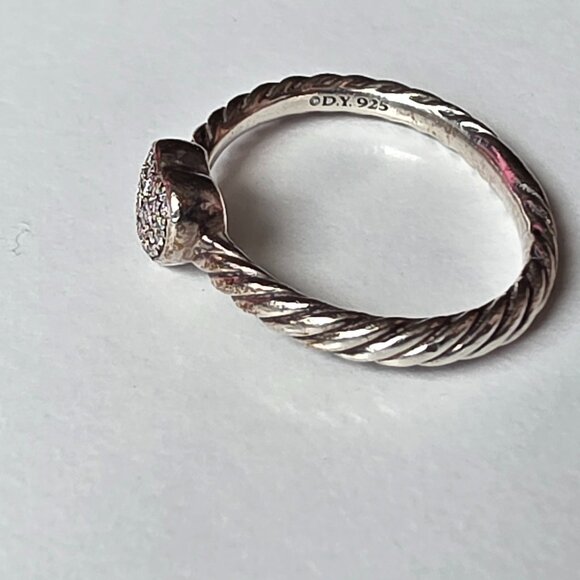 David Yurman  Cable Collectibles Heart Stack Ring - Picture 4 of 4